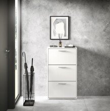 Schuhkipper >See< in Weiß, Melaminbeschichtet - 59x103x17cm (BxHxT)