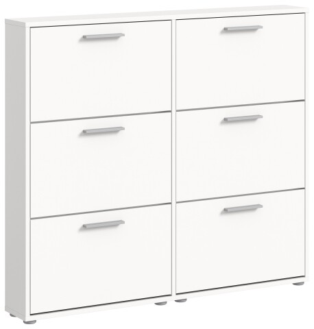 Schuhkipper >See< in Weiß, Melaminbeschichtet - 116x103x17cm (BxHxT)