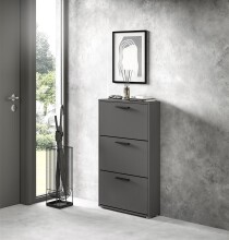 Schuhkipper >See< in Anthrazit, Melaminbeschichtet - 59x103x17cm (BxHxT)