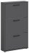 Schuhkipper >See< in Anthrazit, Melaminbeschichtet - 59x103x17cm (BxHxT)