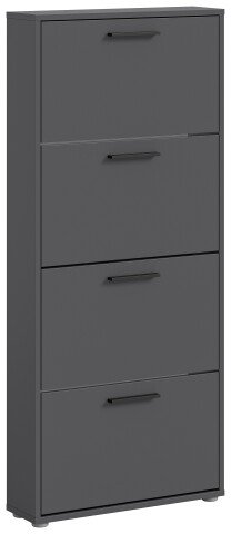 Schuhkipper >See< in Anthrazit, Melaminbeschichtet - 59x136x17cm (BxHxT)