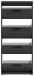 Schuhkipper >See< in Anthrazit, Melaminbeschichtet - 59x136x17cm (BxHxT)