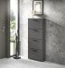 Schuhkipper >See< in Anthrazit, Melaminbeschichtet - 59x136x17cm (BxHxT)