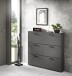Schuhkipper >See< in Anthrazit, Melaminbeschichtet - 116x103x17cm (BxHxT)