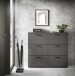 Schuhkipper >See< in Anthrazit, Melaminbeschichtet - 116x103x17cm (BxHxT)