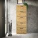 Schuhkipper >See< in Eiche Artisan, Melaminbeschichtet - 59x169x17cm (BxHxT)