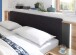 Bettanlage >Aschau< LED, 2 Schübe, Mauvella Eiche Dekor / Graphit - 305x93x210cm (BxHxT)