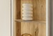 Wohnwand >SANTERNO< (3-teilig) in Soft weiss / Eiche Dekor - 287x180x50 (BxHxT)