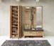 Garderobenschrank >Nature One< 2 Türen, 6 Böden, soft-close, Kernbuche teilmassiv - 65x201x40cm B/H/T
