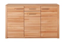 Schuhkommode >Nature One< 3 Türen, 1 Schub, FSC Kernbuche teilmassiv - 160x100x40cm (B/H/T)