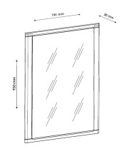 Garderoben-Set >Nature One< 5-teilig, soft-close, FSC Kernbuche teilmassiv - 268x201x40cm (B/H/T)