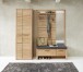 Garderoben-Set >Nature One< 3-teilig, soft-close, FSC-Kernbuche teilmassiv - 200x201x40cm (B/H/T)