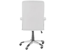 Bürostuhl >Yngve< in Weiß, PU - 66x122x71cm (BxHxT)