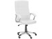 Bürostuhl >Yngve< in Weiß, PU - 66x122x71cm (BxHxT)