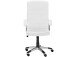 Bürostuhl >Yngve< in Weiß, PU - 66x122x71cm (BxHxT)