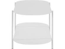 Couchtisch >Stig< in Weiß, Metall - 100x45x50cm (BxHxT)