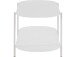Couchtisch >Stig< in Weiß, Metall - 100x45x50cm (BxHxT)