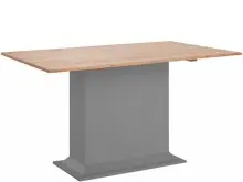 Küchentisch >Sindre< in Grau, Kiefer -...