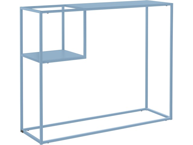 Blumenständer >Vilde< in Blau, Metall - 100x80x30cm (BxHxT)