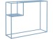 Blumenständer >Vilde< in Blau, Metall - 100x80x30cm (BxHxT)