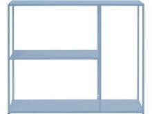 Bücherregal >Vilde< in Blau, Metall - 100x80x30cm (BxHxT)