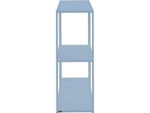 Bücherregal >Vilde< in Blau, Metall - 100x80x30cm (BxHxT)