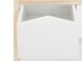 Bücherregal >Valdemar< in Weiß, Teilweise Massivholz - 60x139x30cm (BxHxT)