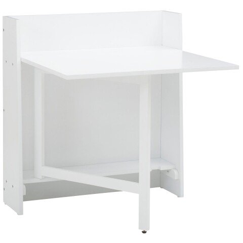 Klapptisch >Froya< in Weiß, MDF/Kiefer - 84x90x80cm (BxHxT)