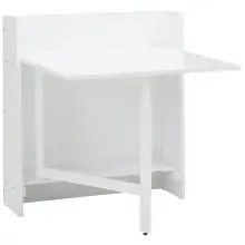 Klapptisch >Froya< in Weiß, MDF/Kiefer -...