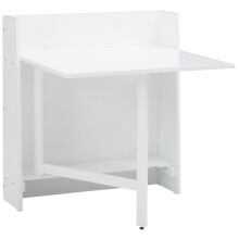 Klapptisch >Froya< in Weiß, MDF/Kiefer -...