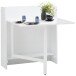 Klapptisch >Froya< in Weiß, MDF/Kiefer - 84x90x80cm (BxHxT)