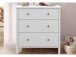 Kommode >Wenche< in Weiß, MDF/Folie - 81x84x41cm (BxHxT)