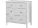 Kommode >Wenche< in Weiß, MDF/Folie - 81x84x41cm (BxHxT)