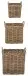Flechtkorb >Åmund< in Grau, Rattan - 32x34,5x32cm (BxHxT)