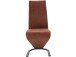 Freischwinger >Liri< (2er-Set) in Braun, Mikrofaser - 45x101x61cm (BxHxT)