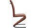 Freischwinger >Liri< (2er-Set) in Braun, Mikrofaser - 45x101x61cm (BxHxT)