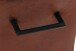 Freischwinger >Liri< (2er-Set) in Braun, Mikrofaser - 45x101x61cm (BxHxT)