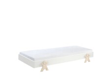Stapelbett >Moldulo< 90x200cm, inkl. Lattenrost,...