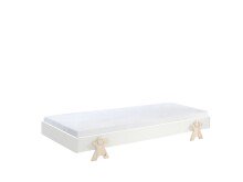 Stapelbett >Moldulo< 90x200cm, inkl. Lattenrost,...