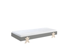 Stapelbett >Moldulo< 90x200cm, inkl. Lattenrost,...