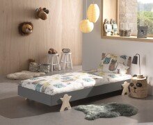 Stapelbett >Moldulo< 90x200cm, inkl. Lattenrost,...