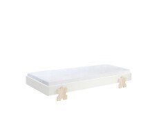 Stapelbett >Moldulo< 90x200cm, inkl. Lattenrost,...
