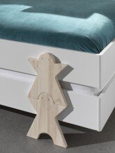 Stapelbett >Moldulo< 2er Set, Lattenrost, weiss lackiert - je 203,6x27,5x93,8cm (BxHxT)