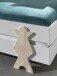 Stapelbett >Moldulo< 2er Set, Lattenrost, weiss lackiert - je 203,6x27,5x93,8cm (BxHxT)