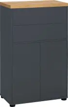 Midischrank >Vinga< 1 Tür, 2 Schubladen, in...