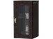 Hängeschrank >Ylva< 1 Tür, 1 Boden, in Braun, massive Kiefer - 30x58x30cm (BxHxT)