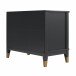 Nachtkommode >Bendik< 2 Schübe, mit Fach, in Blau, MDF - 74x60x39cm (BxHxT)