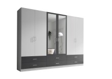 Drehtürenschrank >Janne< 6 Schübe, 6...