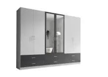 Drehtürenschrank >Janne< 6 Schübe, 6...