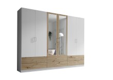 Drehtürenschrank >Janne< 6 Schübe,...